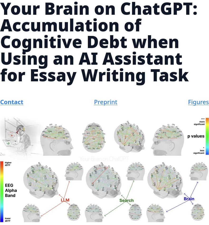 adflamounos offbeat rewarding adflamounos offbeat rewarding. TLDR: The study investigates the cognitive costs of using LLMs in an educational context when writing essays. Participants were c